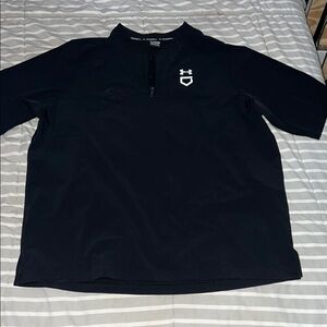 Under Armour Men's Black Utility Short Sleeve Cage Jacket